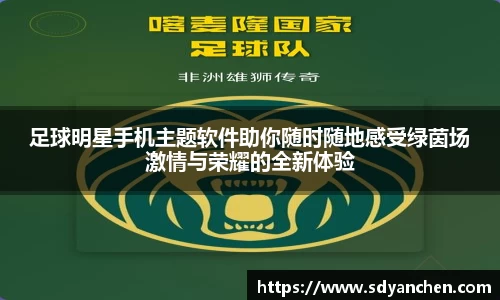 足球明星手机主题软件助你随时随地感受绿茵场激情与荣耀的全新体验